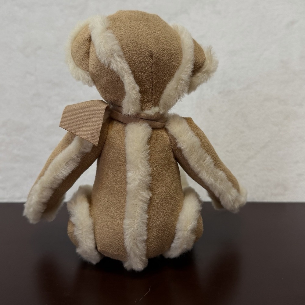 Bath & Body Works Teddy Bear Gingerbread Plush Collectible Shelf Sitter Stiff - Picture 3 of 9